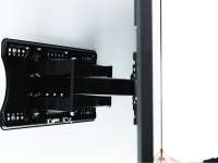 Ultraflache ausziehbare neigbare TV Wandhalterung bis 85 Zoll / 65 kg