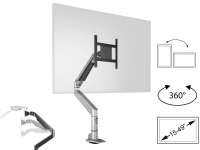 Höhenverstellbare Monitor Tischhalterung mit Gaslift 15-49 Zoll