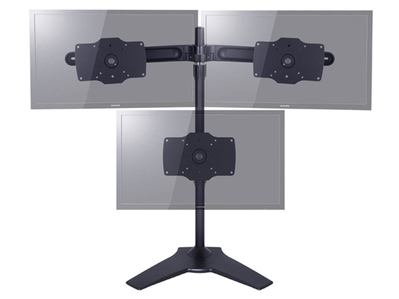 2-fach Monitor Tischhalterung für mehr Ordnung und Flexibilität am